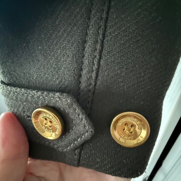 Authentic Burberry Brit Rushfield Rushmore Rushworth Wool Trench Coat, Size 10 - Picture 10 of 16